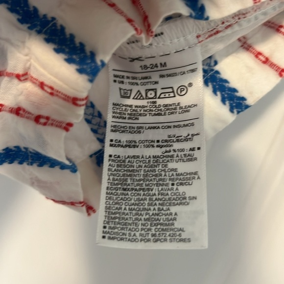 Old Navy Toddler Boy Set - Red, Blue, and White Stripes 18/24M - Picture 5 of 9